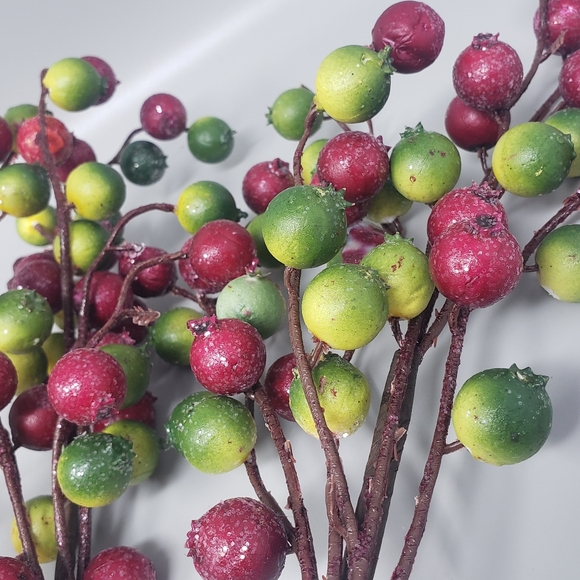 Set Of 4 Crabapple Berry Pick (Artificial) - Picture 6 of 9